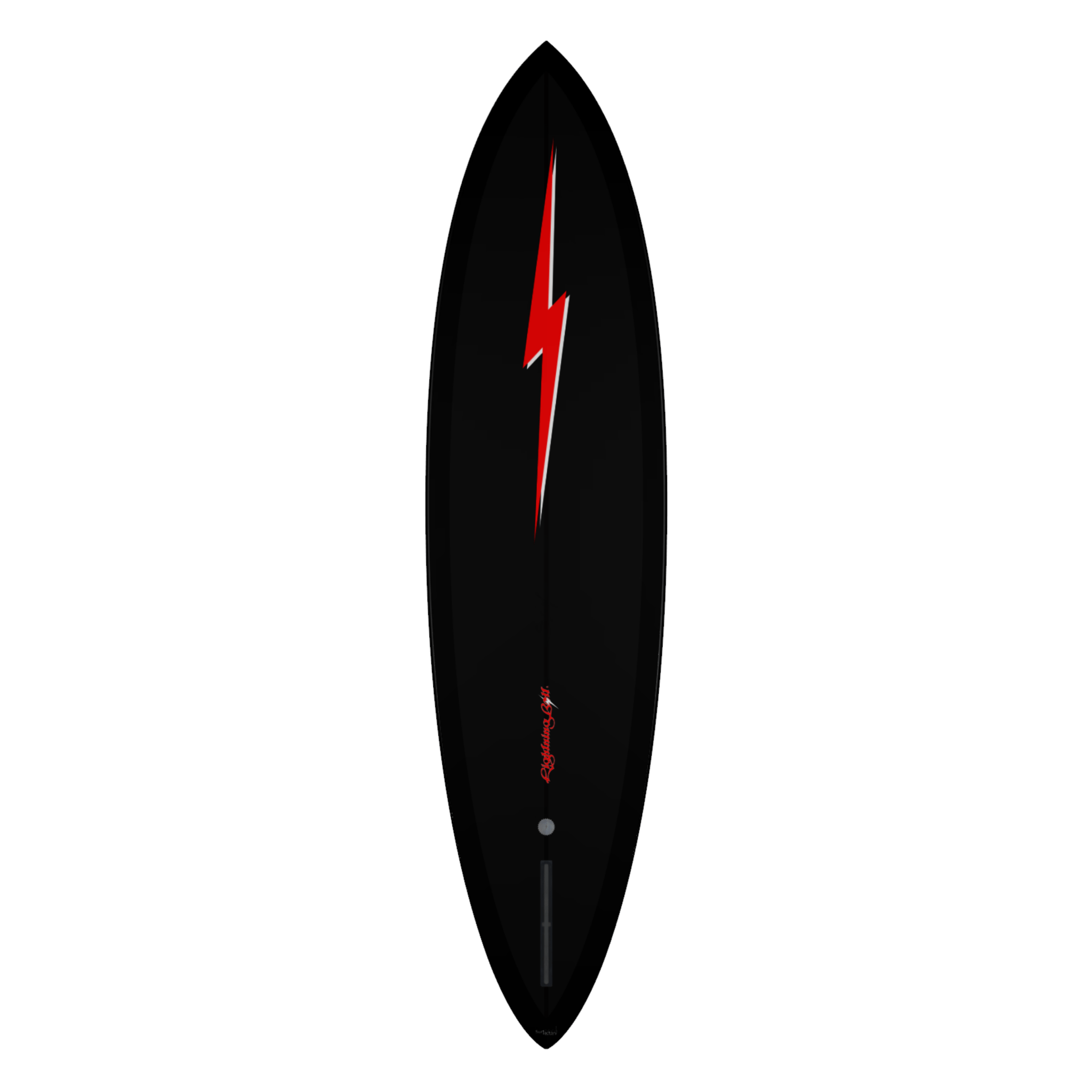 ★レア Vintage Lightning Bolt Surf'in パブミラー Dennis Pang 1979 Lightning Bolt Pintail | California Gold