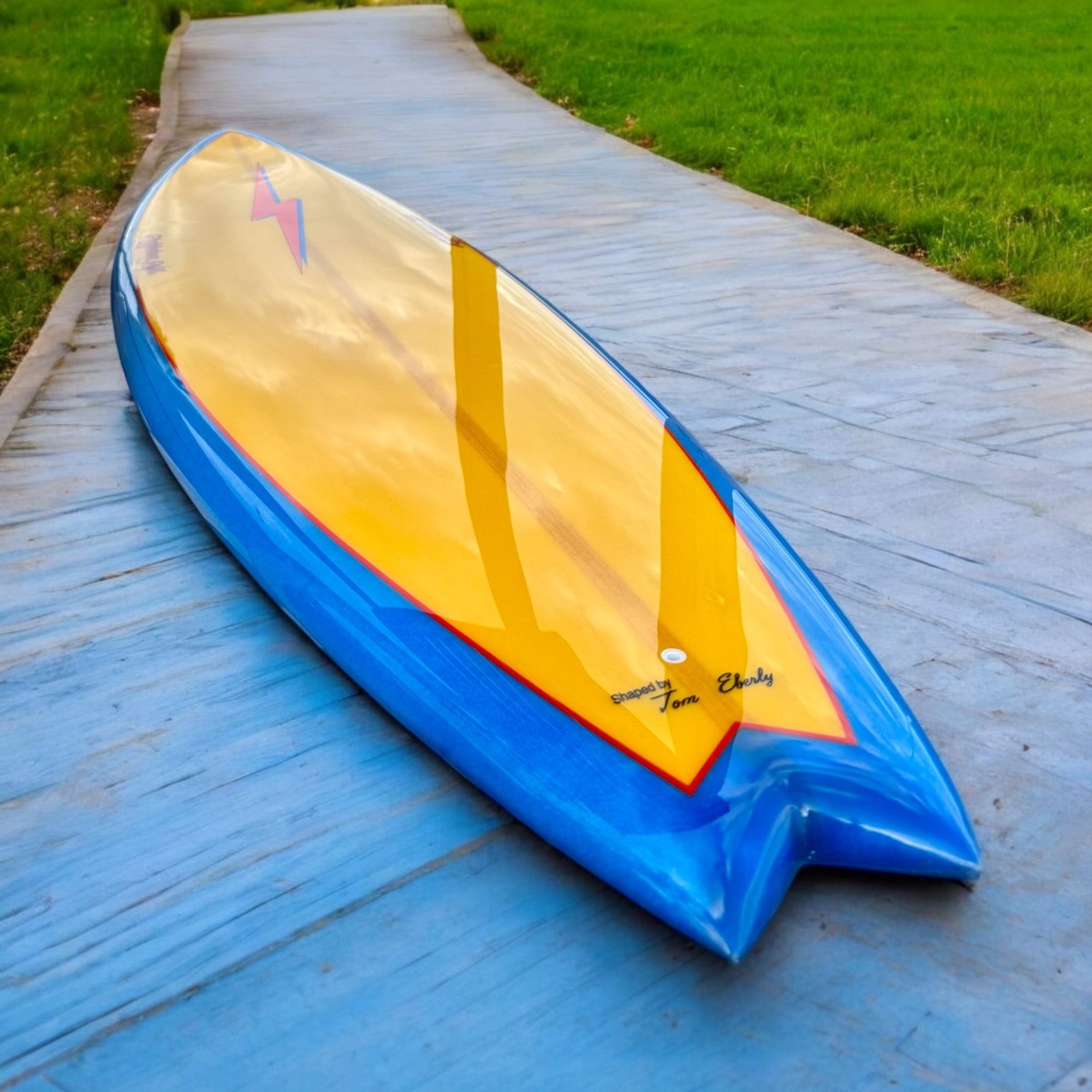 Surfboard Lightning Bolt Swallow Tail Gun - Lightning Bolt USA