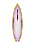 Surfboard Lightning Bolt Twin Fin (Purple) - Lightning Bolt USA