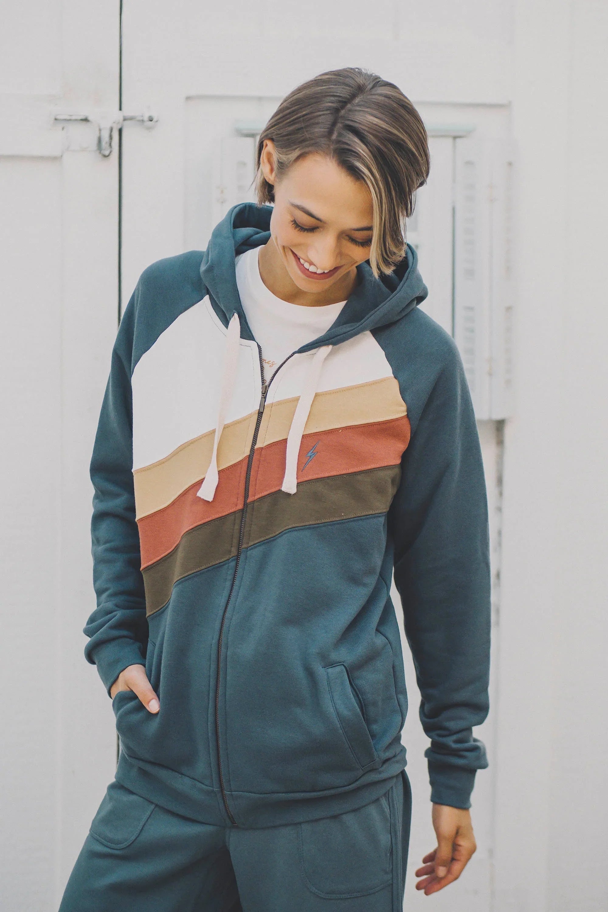 Women Hoodies & Sweaters - Lightning Bolt USA