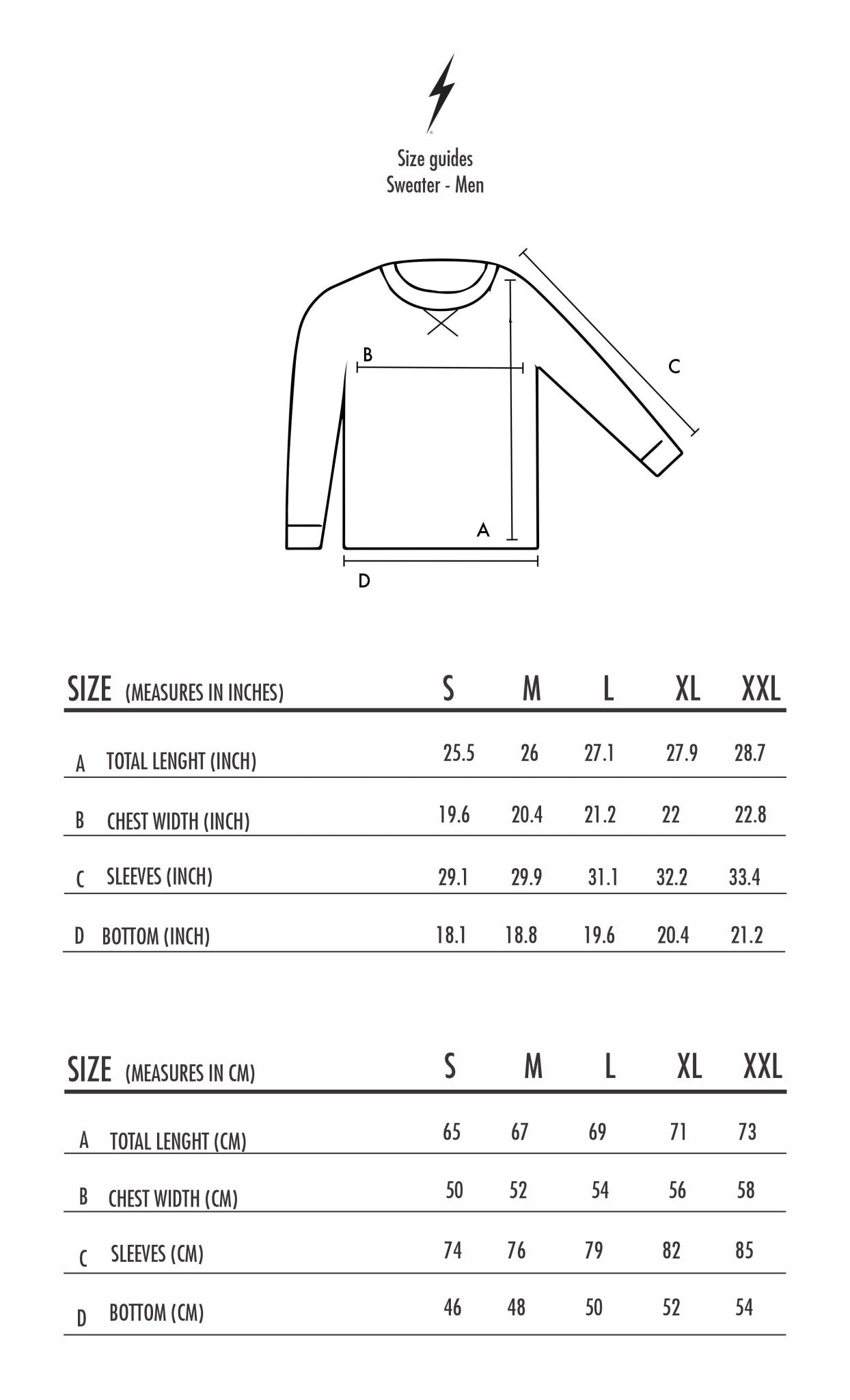 Basic Bolt Sweater - Lightning Bolt ⚡ - Lightning Bolt USA