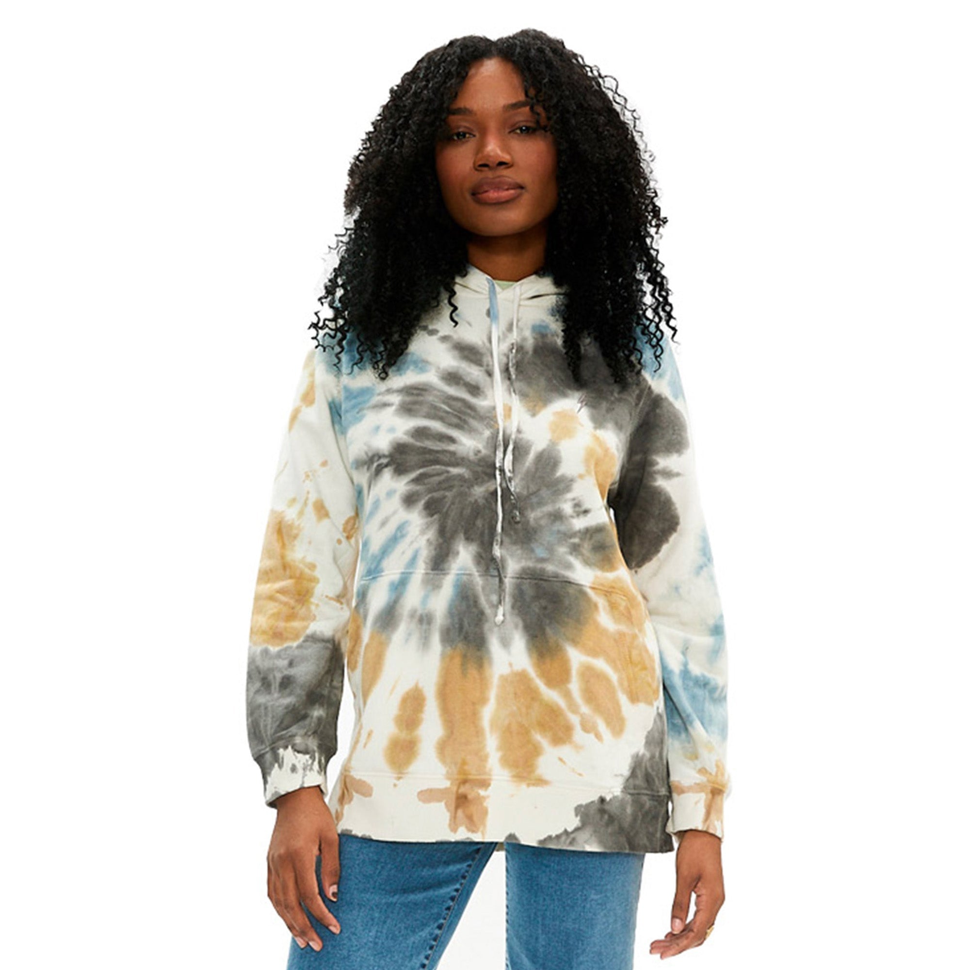 Batik Hoodie Womens - Lightning Bolt ⚡ - Lightning Bolt USA