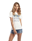 Flower Tee Womens - Lightning Bolt ⚡ - Lightning Bolt USA