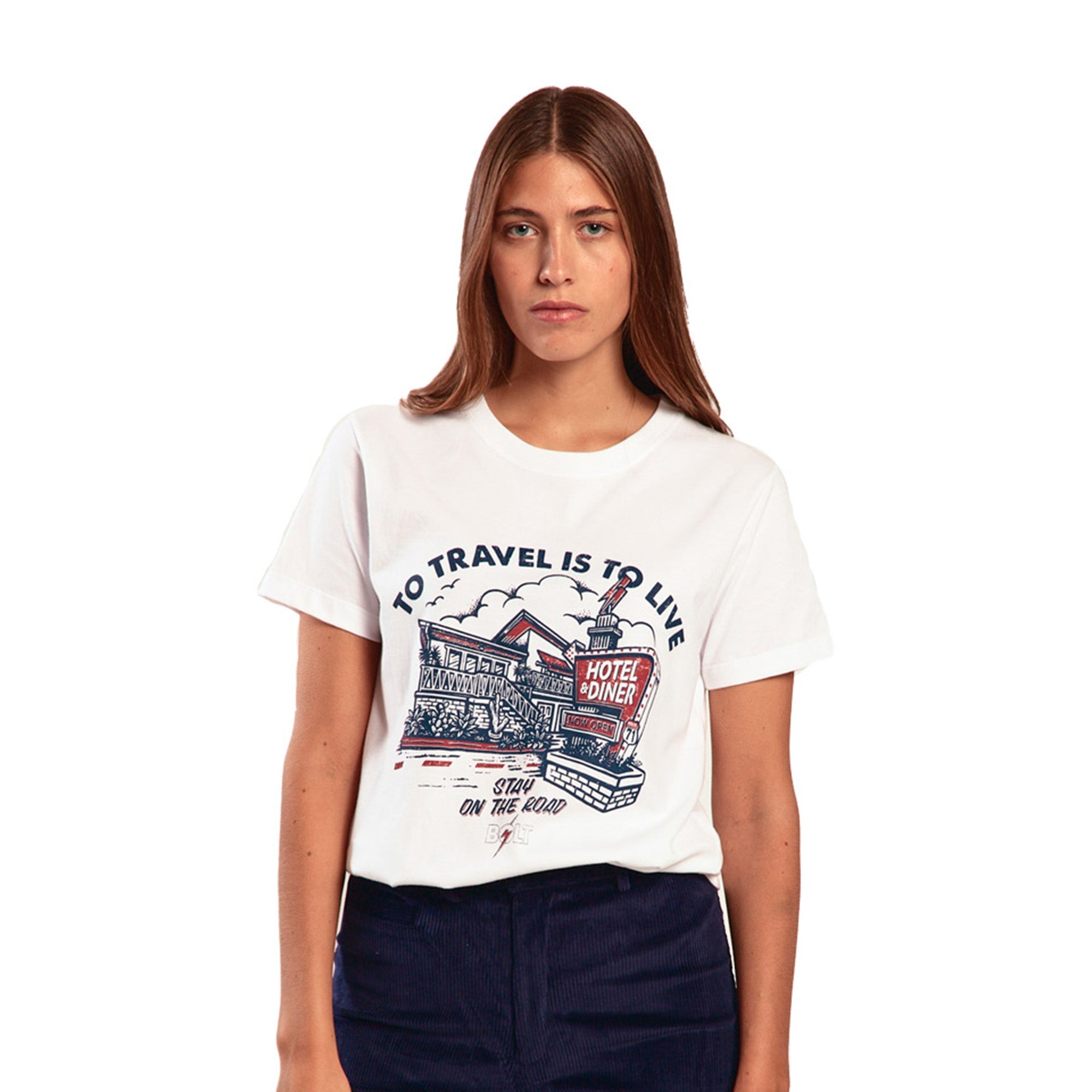 Hotel Tee Womens - Lightning Bolt ⚡ - Lightning Bolt USA