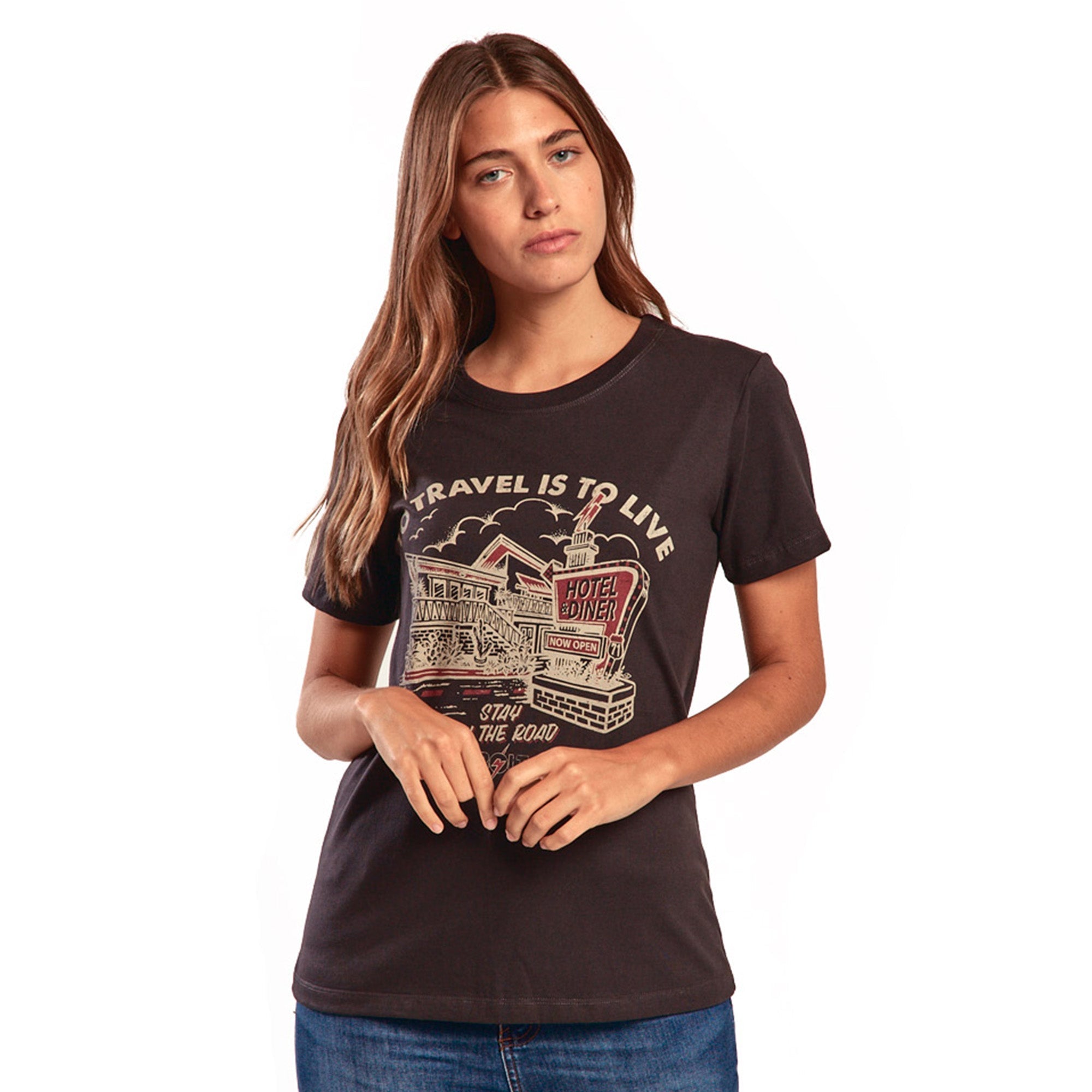 Hotel Tee Womens - Lightning Bolt ⚡ - Lightning Bolt USA