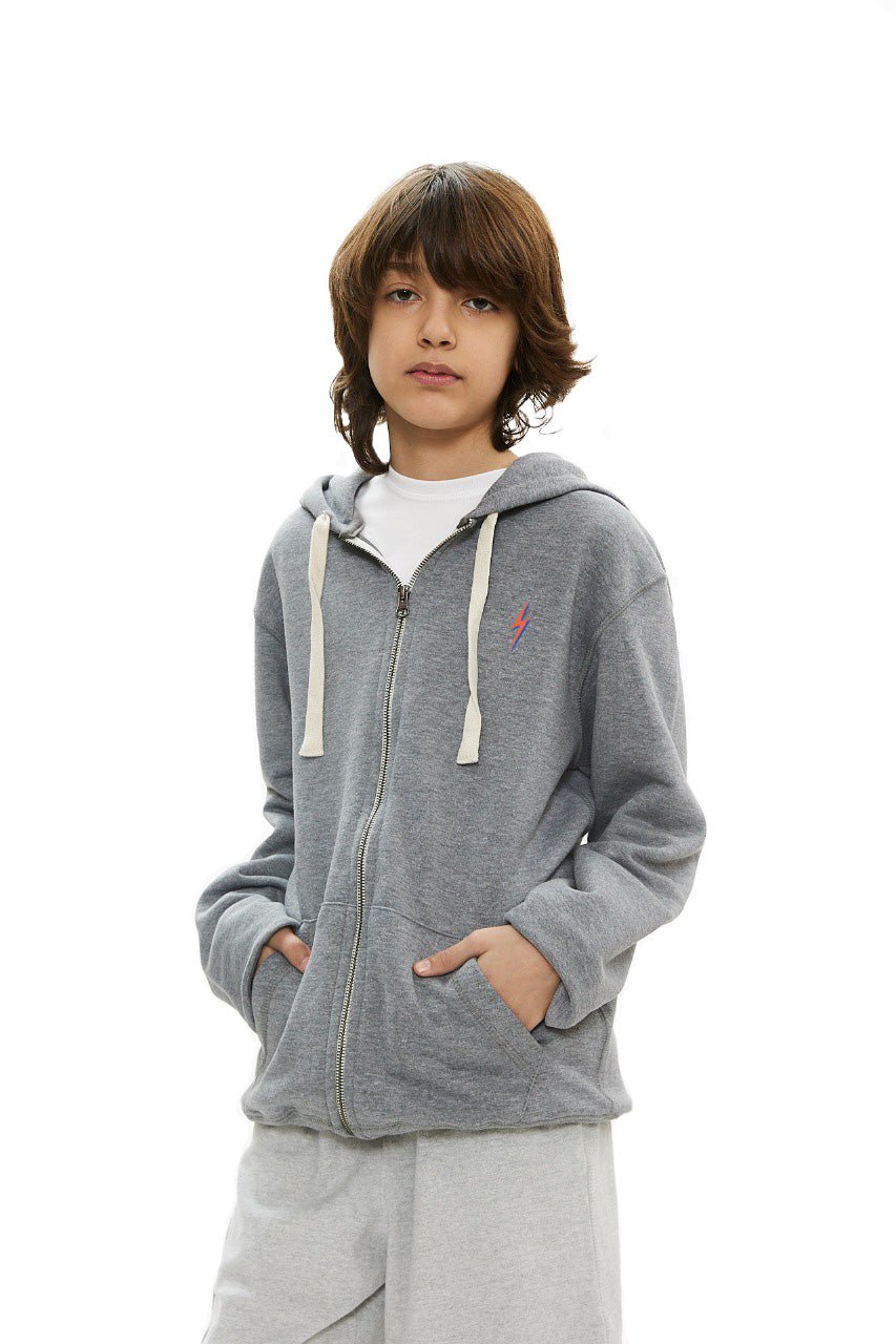 Lightning Bolt Zip Up Hoodie Boys - Lightning Bolt ⚡ - Lightning Bolt USA