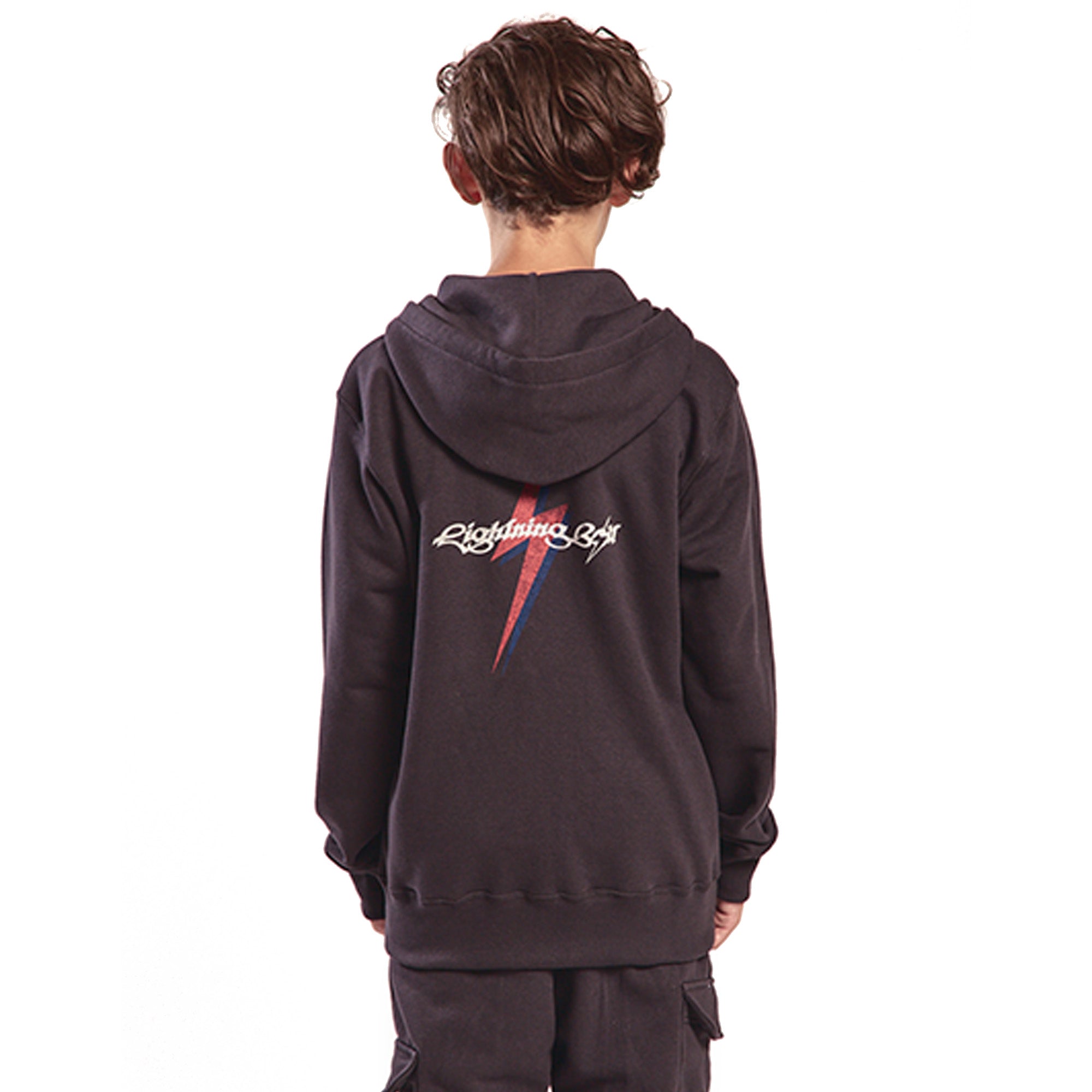 Lightning Bolt Zip Up Hoodie Boys - Lightning Bolt ⚡ - Lightning Bolt USA