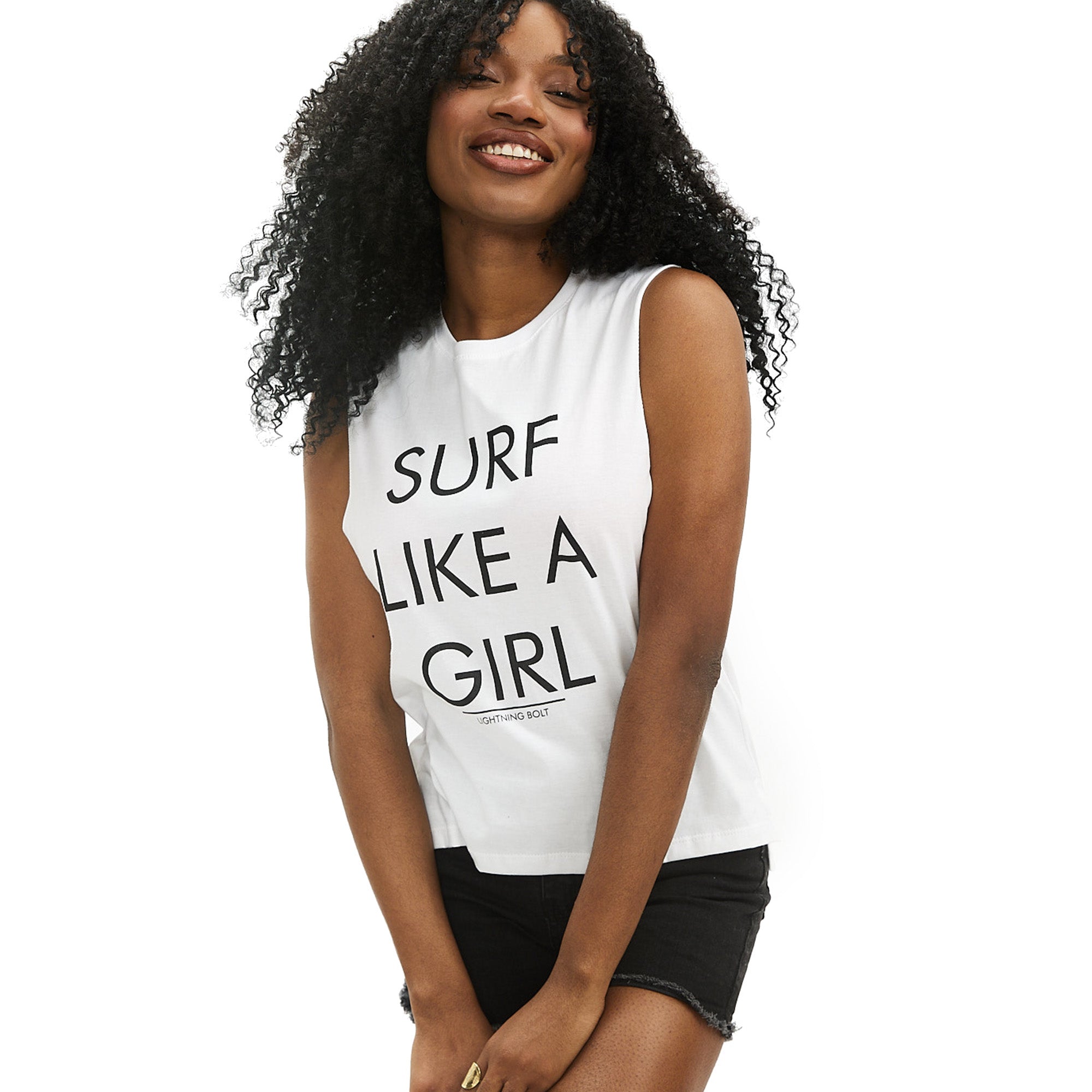 Like A Girl Tank Womens - Lightning Bolt ⚡ - Lightning Bolt USA