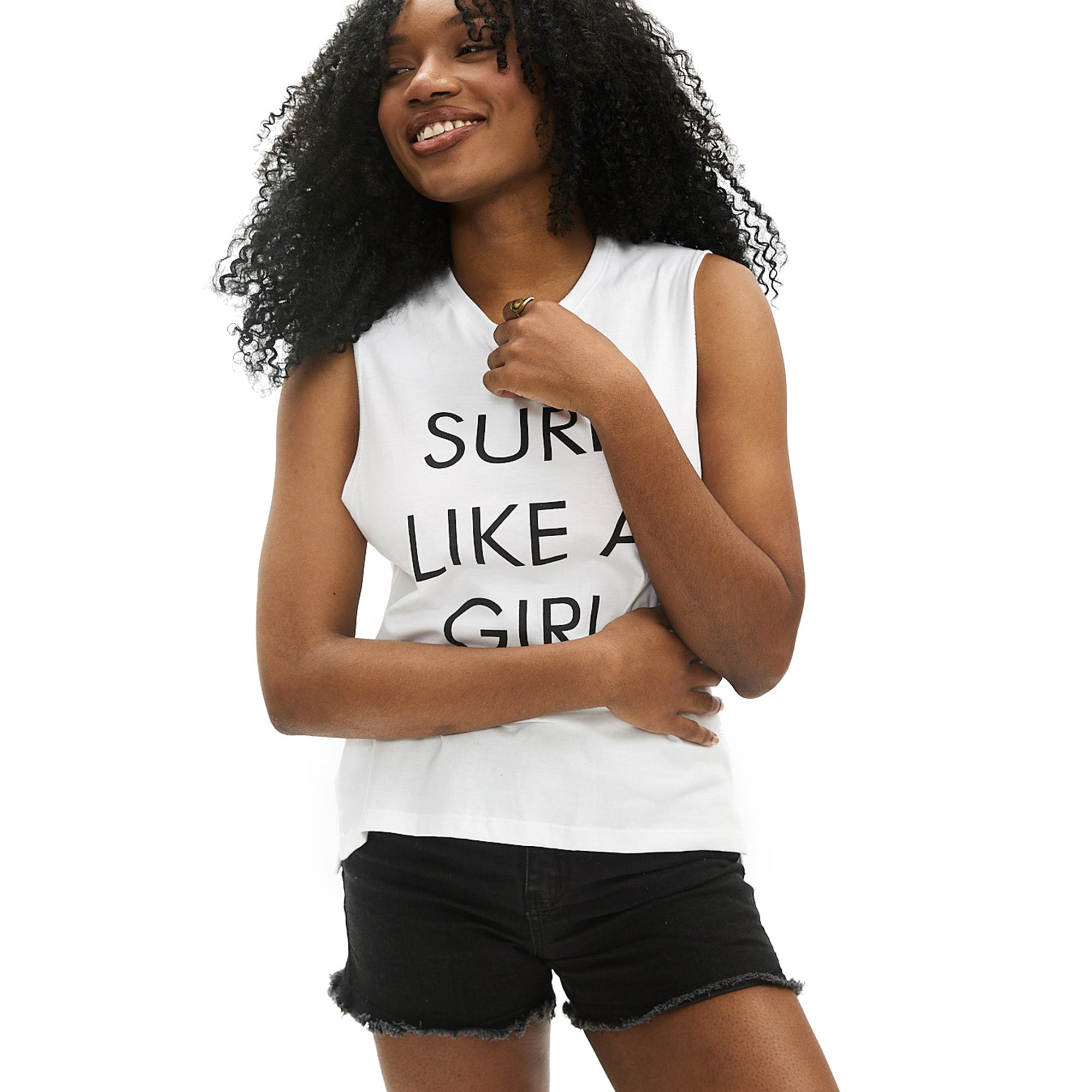 Like A Girl Tank Womens - Lightning Bolt ⚡ - Lightning Bolt USA