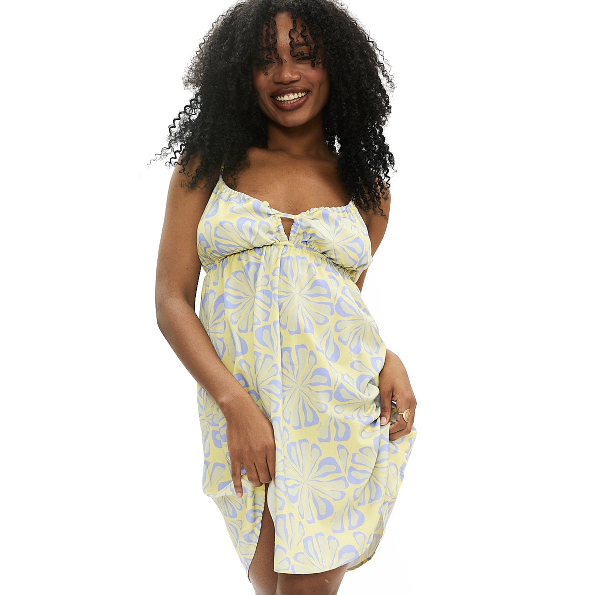 Oahu Print Dress Womens - Lightning Bolt ⚡ - Lightning Bolt USA