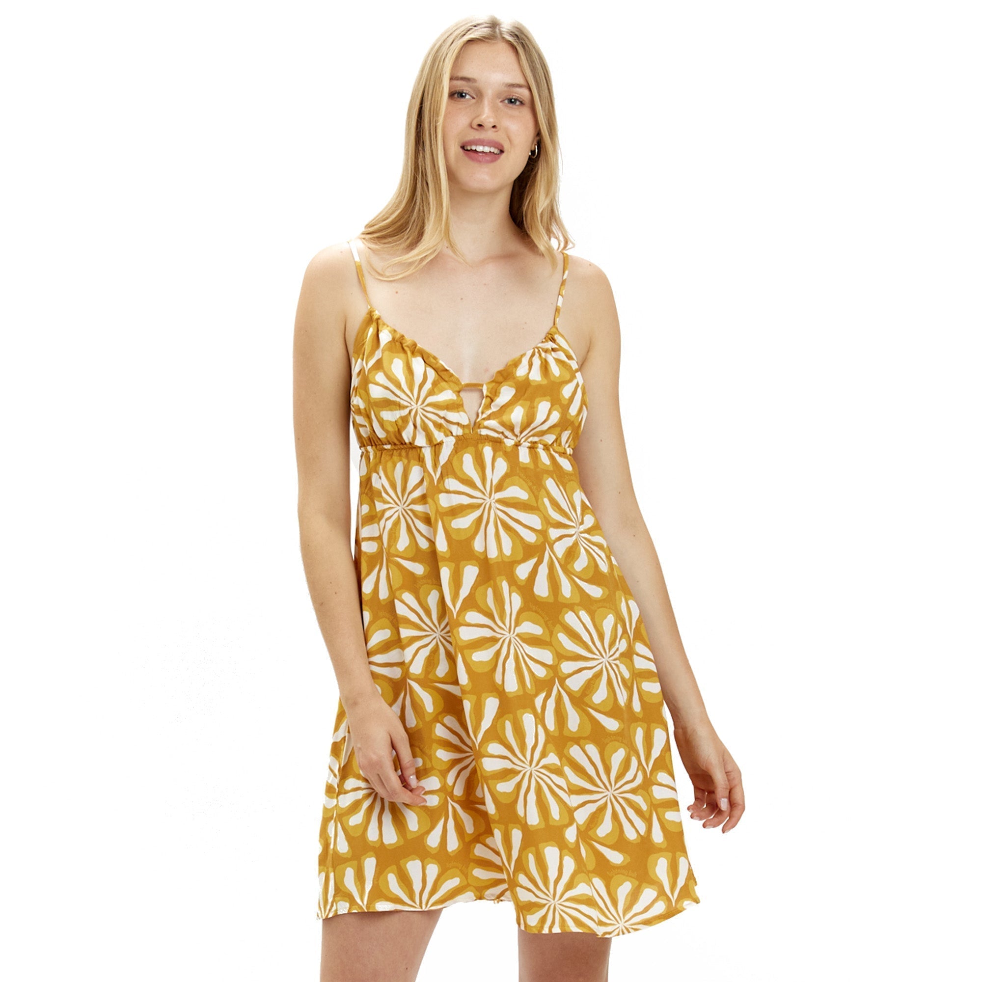 Oahu Print Dress Womens - Lightning Bolt ⚡ - Lightning Bolt USA