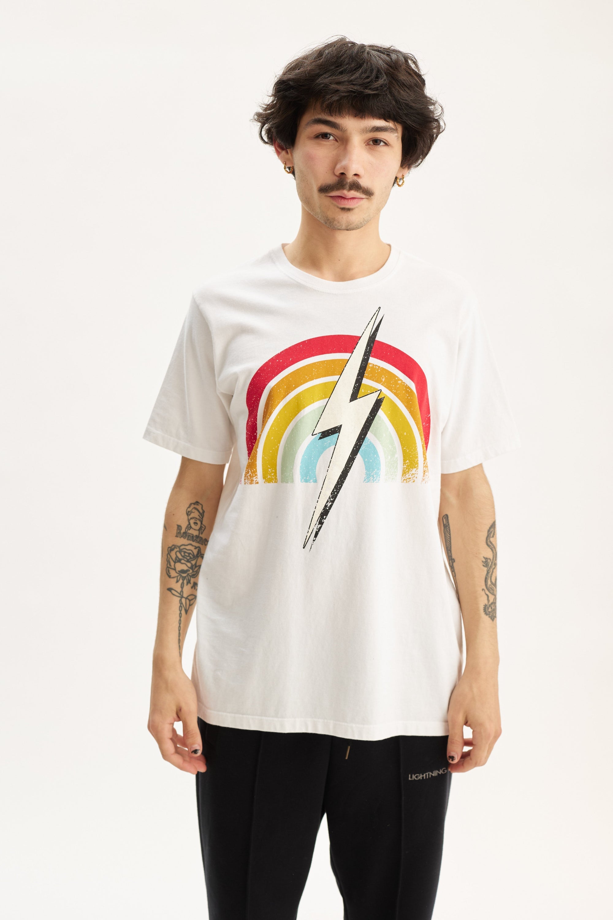 Rainbow Tee - Lightning Bolt ⚡ - Lightning Bolt USA