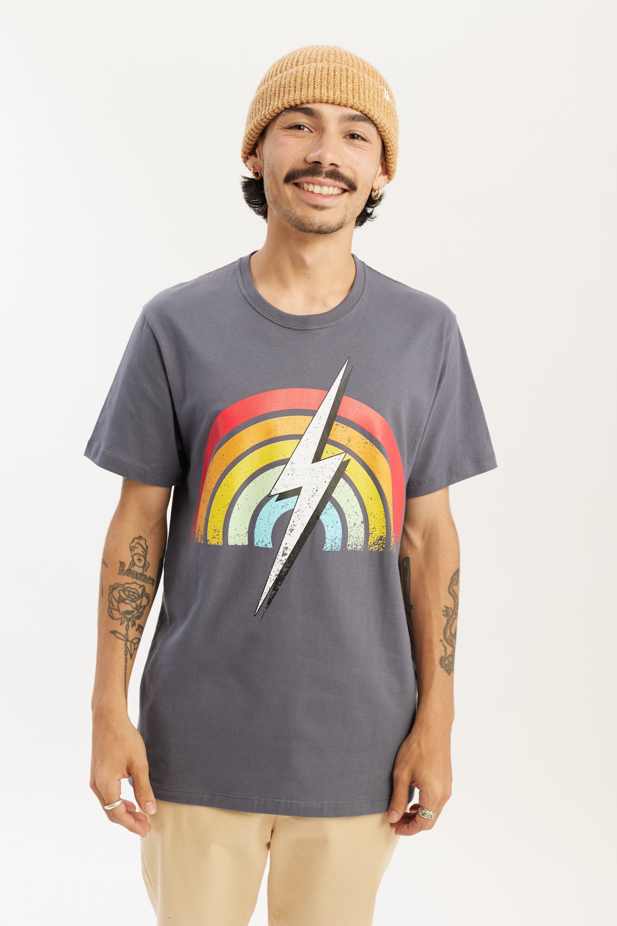 Rainbow Tee - Lightning Bolt ⚡ - Lightning Bolt USA