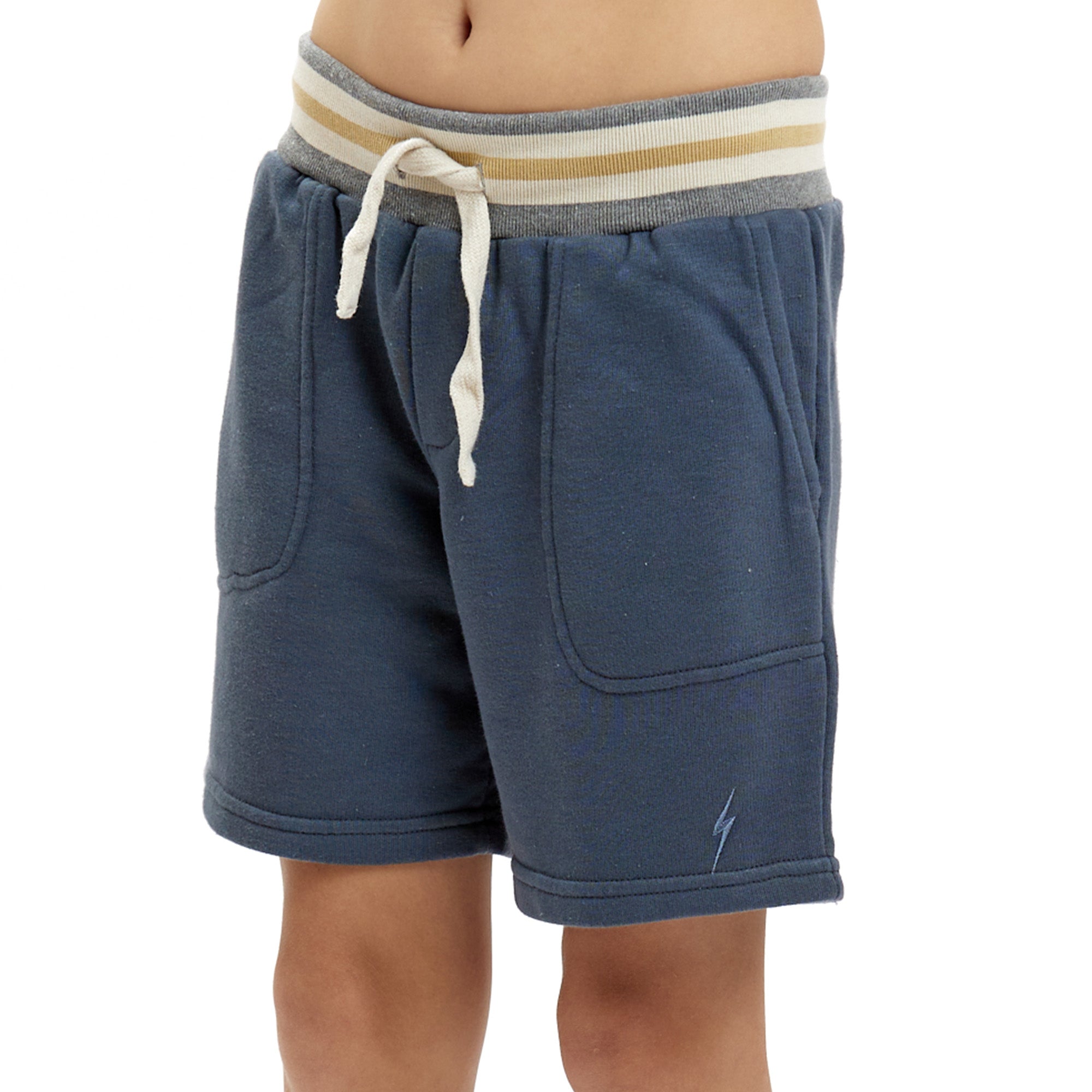 Relik Fleece Short Boys - Lightning Bolt USA