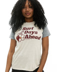 Surf Days Tee Womens - Lightning Bolt ⚡ - Lightning Bolt USA