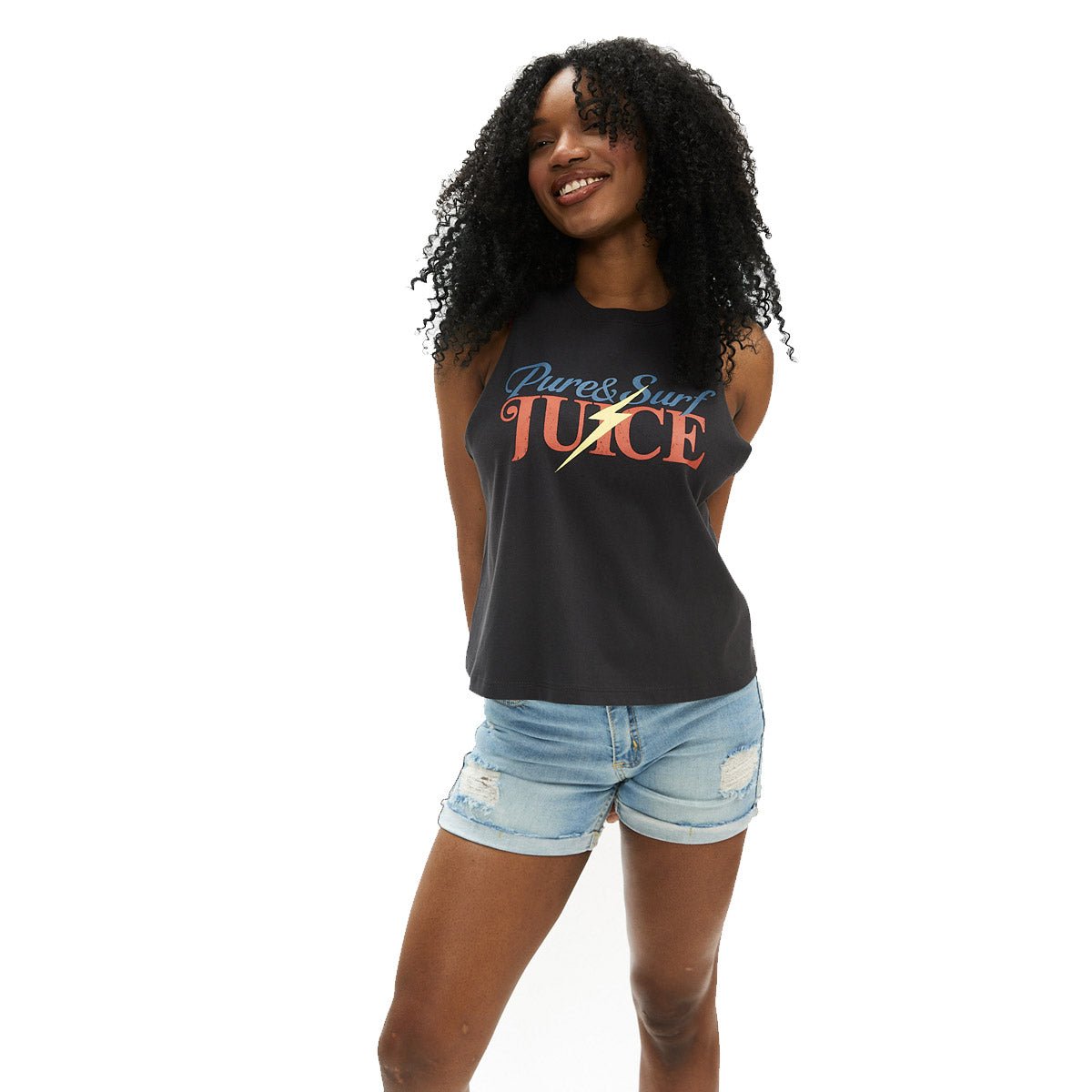 Surf Juice Tank Womens - Lightning Bolt ⚡ - Lightning Bolt USA