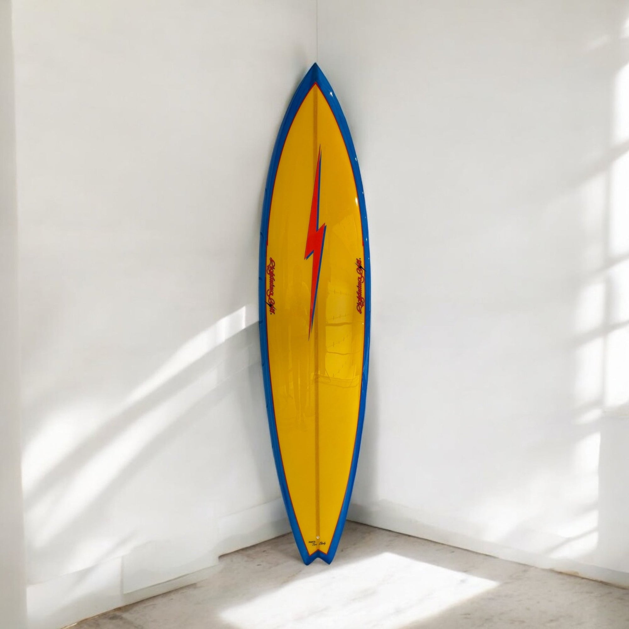 Surfboard Lightning Bolt Swallow Tail Gun - Lightning Bolt USA