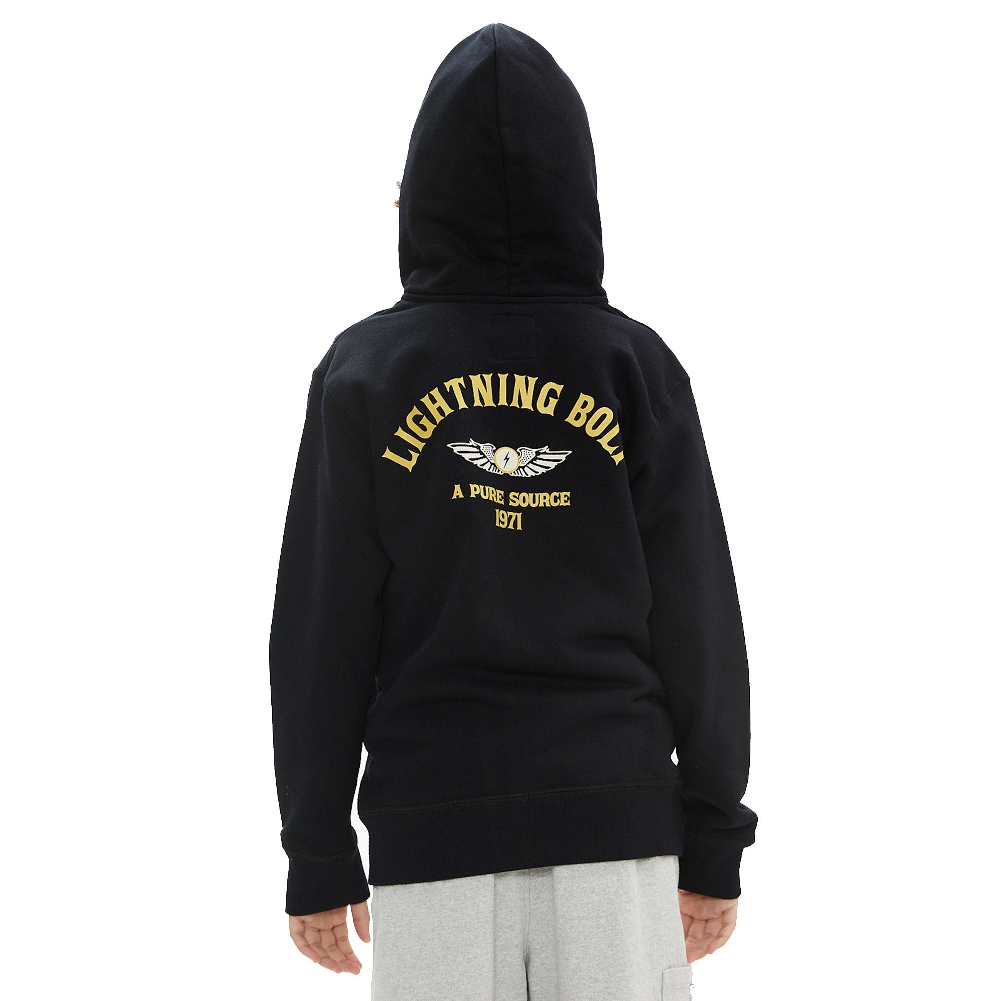 Wings Zip Up Hoodie Boys - Lightning Bolt ⚡ - Lightning Bolt USA