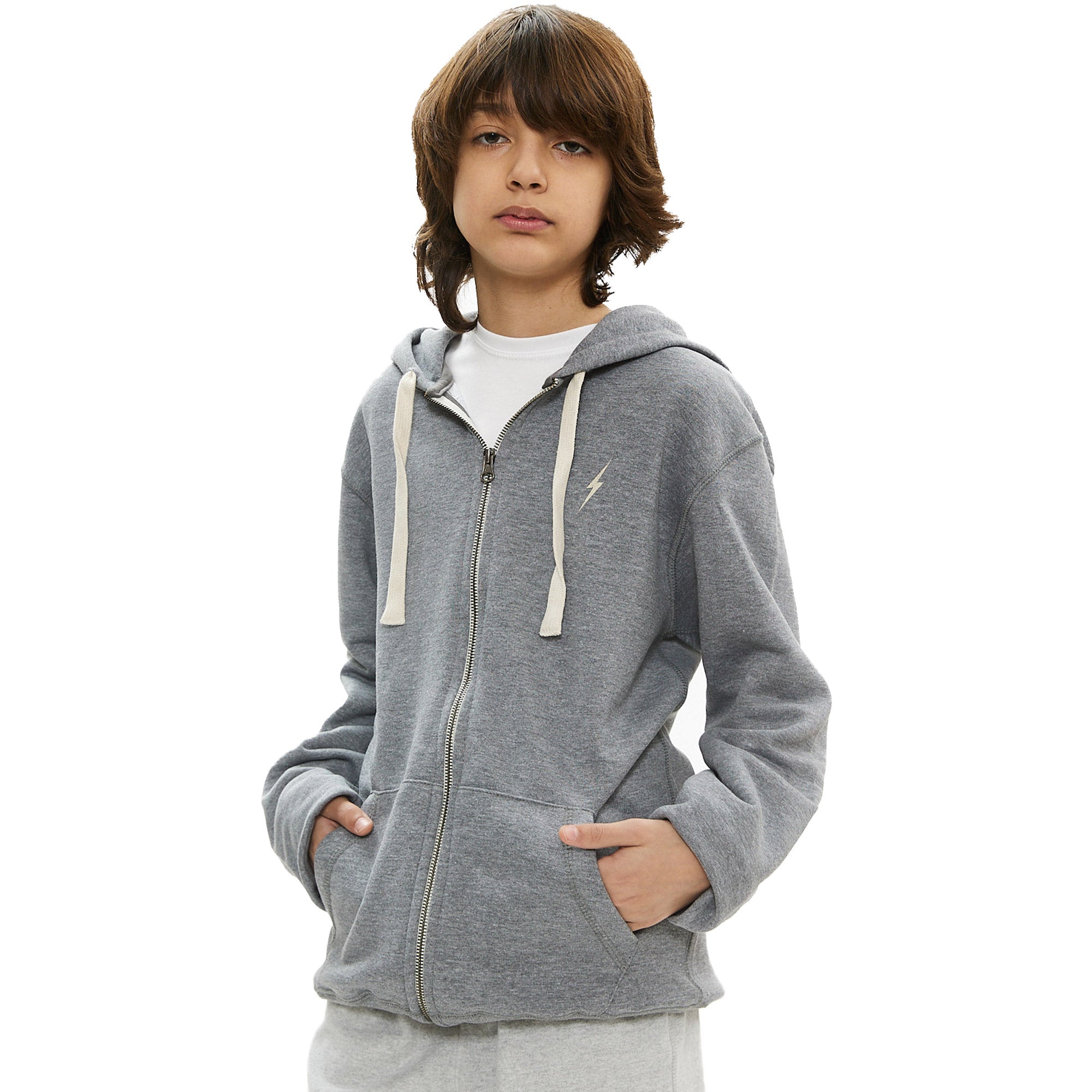 Wings Zip Up Hoodie Boys - Lightning Bolt ⚡ - Lightning Bolt USA