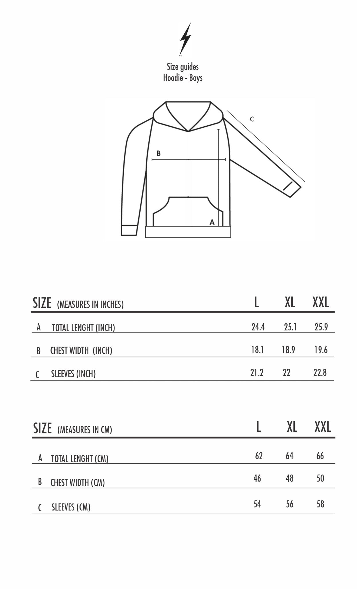 Zermatt Hoodie Boys - Lightning Bolt ⚡ - Lightning Bolt USA